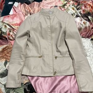 Women's leather coat